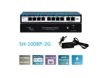Switch 8 Ports POE SH-1008P-2G Hikvision chuyển mạch Smart Line